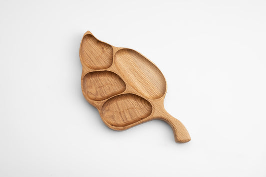 Servirni pladenj List s pecljem